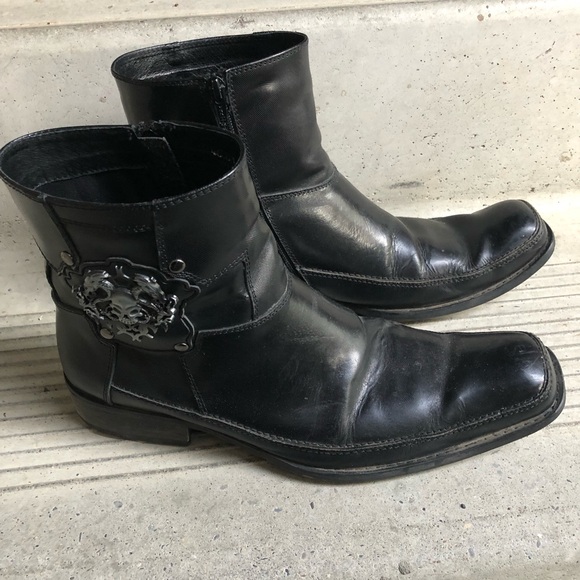 Aldo mens skull Chelsea boots black - Picture 8 of 9